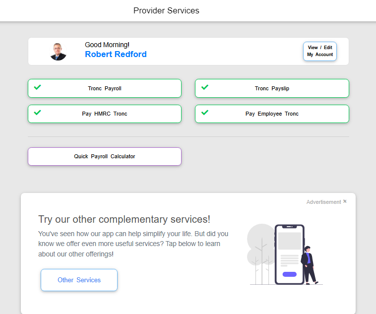 API Integration with 1 A Simple Payroll