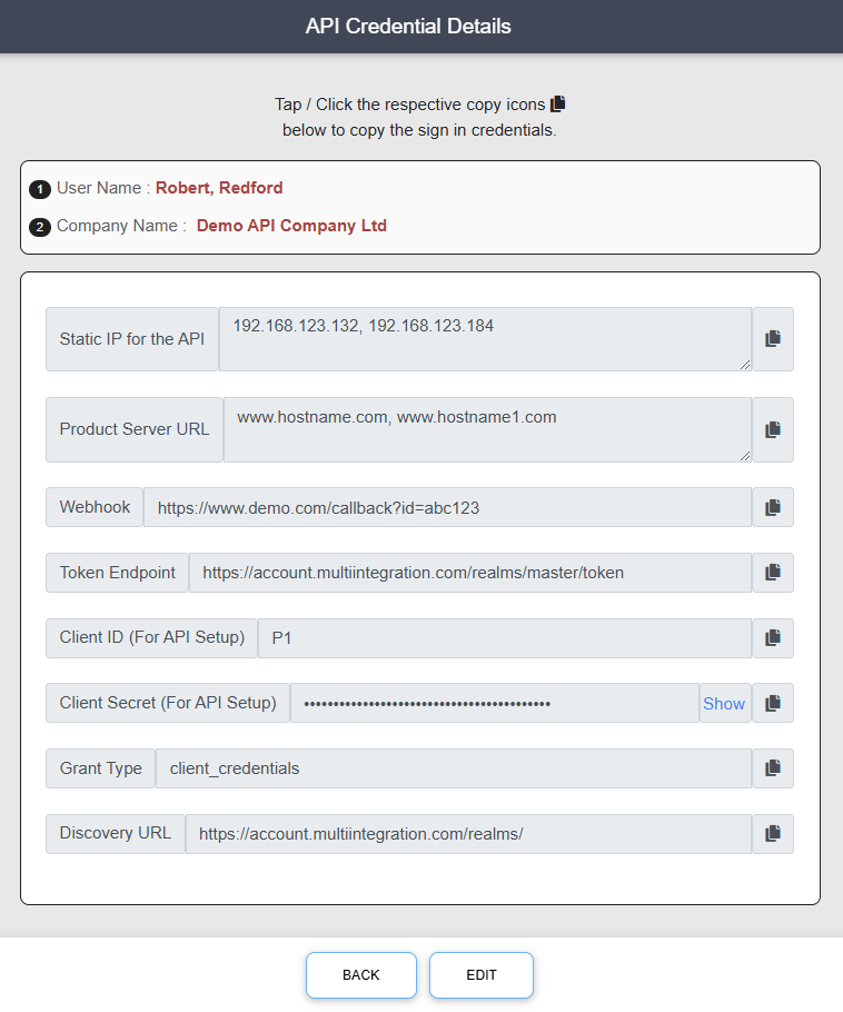 API Integration with 1 A Simple Payroll