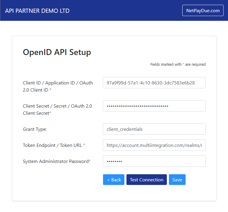 API Integration with 1 A Simple Payroll